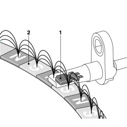Capteur de vitesse de roue BOSCH 0265007527 pour RENAULT, BOSCH