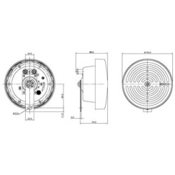 Trumpet Horn BOSCH 0320226011 OE Ref 341 6845