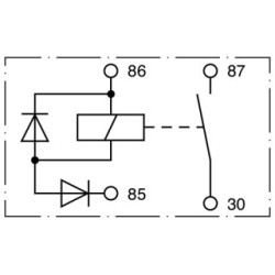 Main Current Relay BOSCH 0332002256 OE Ref 962 494