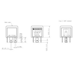 Relais de courant principal BOSCH 0332015006 pour ALFA ROMEO, FERRARI OE 531113 BOSCH