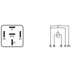 Relais de courant principal BOSCH 0332015006 pour ALFA ROMEO, FERRARI OE 531113 BOSCH
