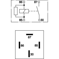 Relais de pompe à carburant BOSCH 0332019110 pour VAUXHALL OE 0209709010 BOSCH
