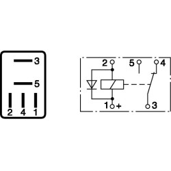 Main Current Relay BOSCH 0332207402 OE Ref 7 375 181 000