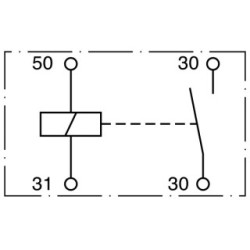 Relais de courant principal BOSCH 0333009004 OE 0000041910906