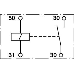 Relais de courant principal BOSCH 0333009004 OE 0000041910906 BOSCH