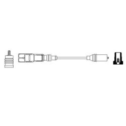 Ignition Cable BOSCH 0 356 912 885