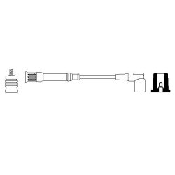 Ignition Cable BOSCH 0 356 912 893