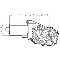 Moteur électrique BOSCH 0390201944 BOSCH