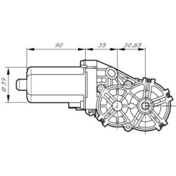 Headlight Levelling Actuator BOSCH 0390201999