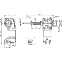 Moteur électrique BOSCH 0390204027 BOSCH