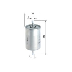Filtre à carburant BOSCH 0450905002 pour ALFA ROMEO, AUDI, BMW, CITROEN et plus encore... BOSCH
