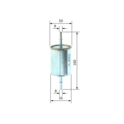 Fuel Filter BOSCH 0450905969 OE Ref 9075810