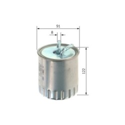 Filtre à carburant BOSCH 0450906464 pour MERCEDES OE A6280920001 BOSCH