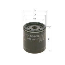 Oil Filter BOSCH 0451103227 OE Ref 1039021