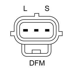 Alternateur BOSCH 0986041950 pour FORD COUGAR, MONDEO OE R98BB10300BC