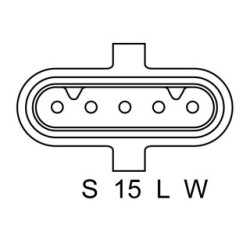 Alternator BOSCH 0986042580 OE Ref 51 26101 7233