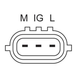 Alternator BOSCH 0986045861 OE Ref 27060 23030