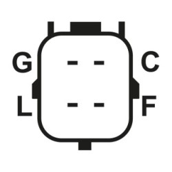 Alternator BOSCH 0986082790 OE Ref 31100-RB0-004