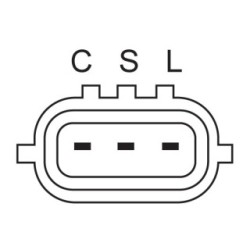 Alternator BOSCH 0986083040 OE Ref 23100-BR01A