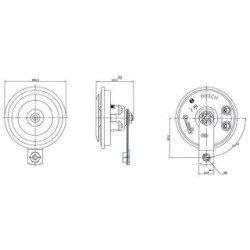 Trumpet Horn BOSCH 0986320130