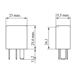 Main Current Relay BOSCH 0986332021 OE Ref 9441161