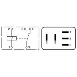 Relais de courant principal BOSCH 0986332021 OE 9441161 BOSCH