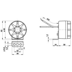 Back-up Alarm BOSCH 0986334001