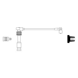Ignition Cable BOSCH 0 986 356 253