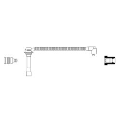 Ignition Cable BOSCH 0 986 356 258