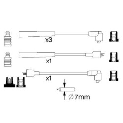 Kit de câble d'allumage BOSCH 0986357122 pour MITSUBISHI OE MD075317 BOSCH