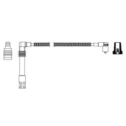 Ignition Cable BOSCH 0 986 357 723