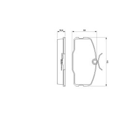 Plaquettes de frein BOSCH 0986424380 pour MERCEDES Classe S