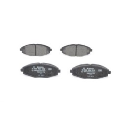 Jeu de plaquettes de frein BOSCH 0986424512 pour CHEVROLET, DAEWOO, GM KOREA, ZAZ BOSCH