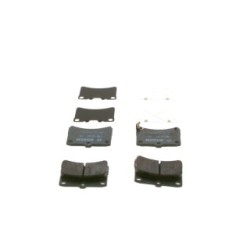 Jeu de plaquettes de frein BOSCH 0986424643 pour DAIHATSU CUORE OE AY040KE133 BOSCH