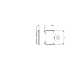 Jeu de plaquettes de frein BOSCH 0986462971 pour CITROËN GS