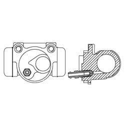 Cylindre de frein de roue BOSCH 0986475637