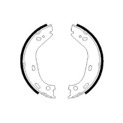 Hand Brake Shoe Set BOSCH 0986487126 OE Ref A 120 420 14 20