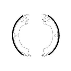 Hand Brake Shoe Set BOSCH 0986487207 OE Ref MB238520