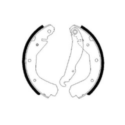 Hand Brake Shoe Set BOSCH 0986487213 OE Ref 1605593
