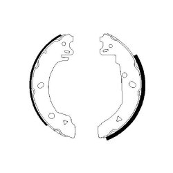 Brake Shoe Set BOSCH 0 986 487 229 OE Ref 89FB2200BB