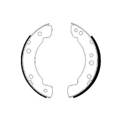 Hand Brake Shoe Set BOSCH 0986487232 OE Ref 1548324