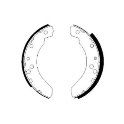 Hand Brake Shoe Set BOSCH 0986487242 OE Ref 5026344