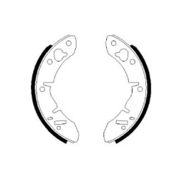 Hand Brake Shoe Set BOSCH 0986487273 OE Ref GBS 701