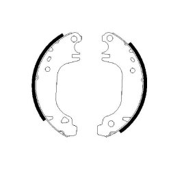 Brake Shoe Set BOSCH 0 986 487 275