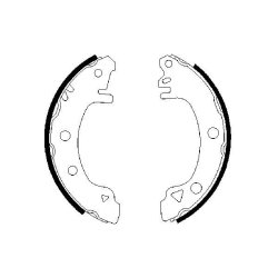 Brake Shoe Set BOSCH 0 986 487 304