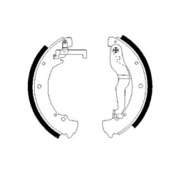 Jeu de mâchoires de frein à main BOSCH 0986487312 pour VW California et Transporter BOSCH