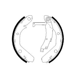 Brake Shoe Set BOSCH 0 986 487 342