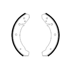 Jeu de mâchoires de frein à main BOSCH 0986487367 pour VW KAEFER, KAEFER, OE 131698537CX BOSCH