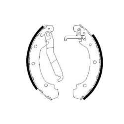 Hand Brake Shoe Set BOSCH 0986487389 OE Ref 291 698 527 GX
