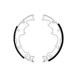 Jeu de mâchoires de frein à main BOSCH 0986487396 pour CHRYSLER, DODGE, JEEP OE J8130744 BOSCH